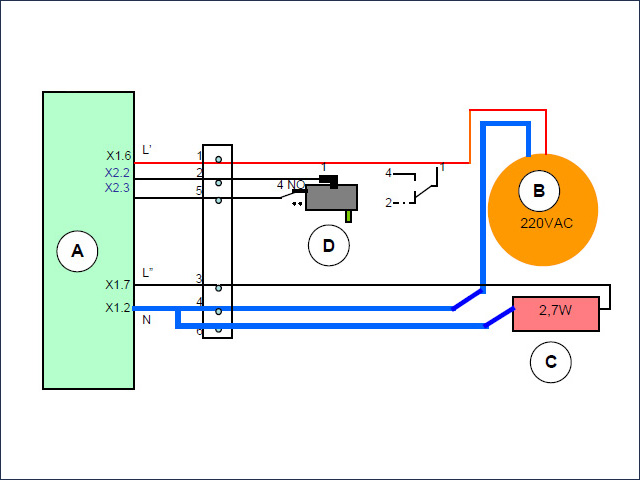 Принципиальная схема заслонки холодильника Bosch
