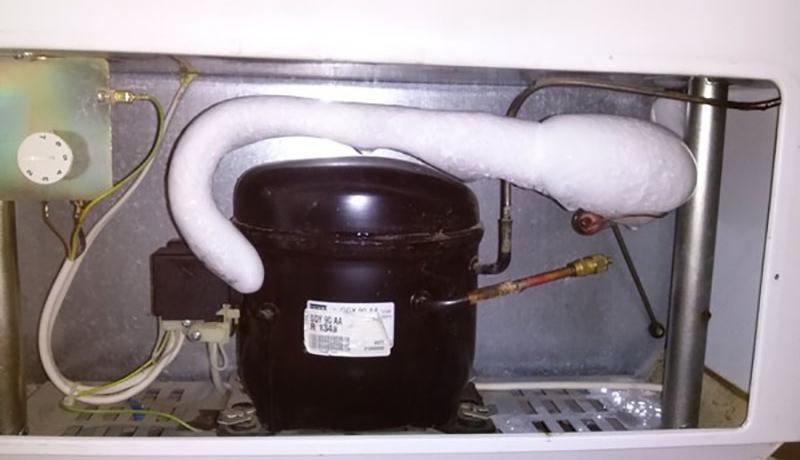 Дефект — завышена заправочная доза фреона