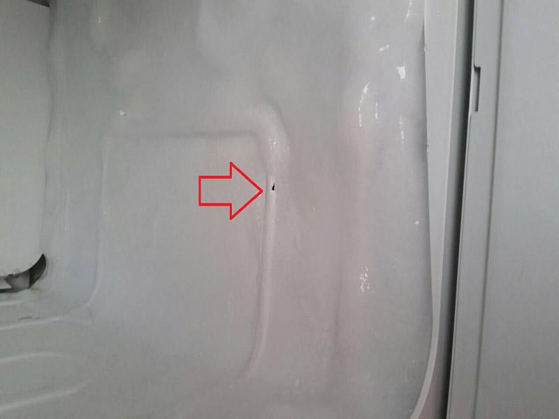 Прокол испарителя